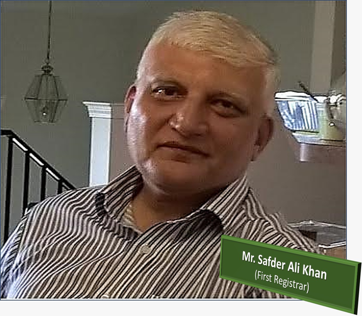 Mr. Safder Ali Khan